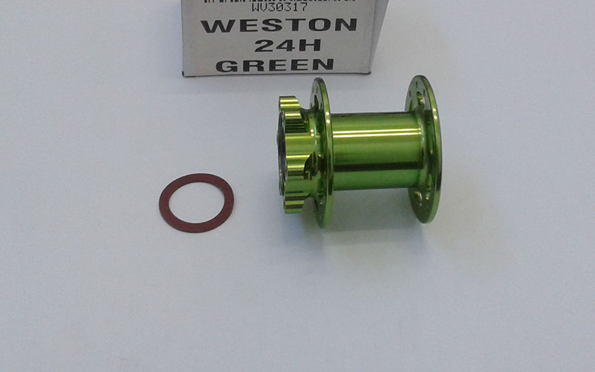 O2 Hub Weston 24 Hole Green Cycleworx